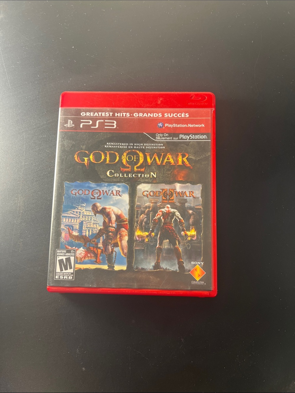 Sony PS3 God of War Collection - Red Case